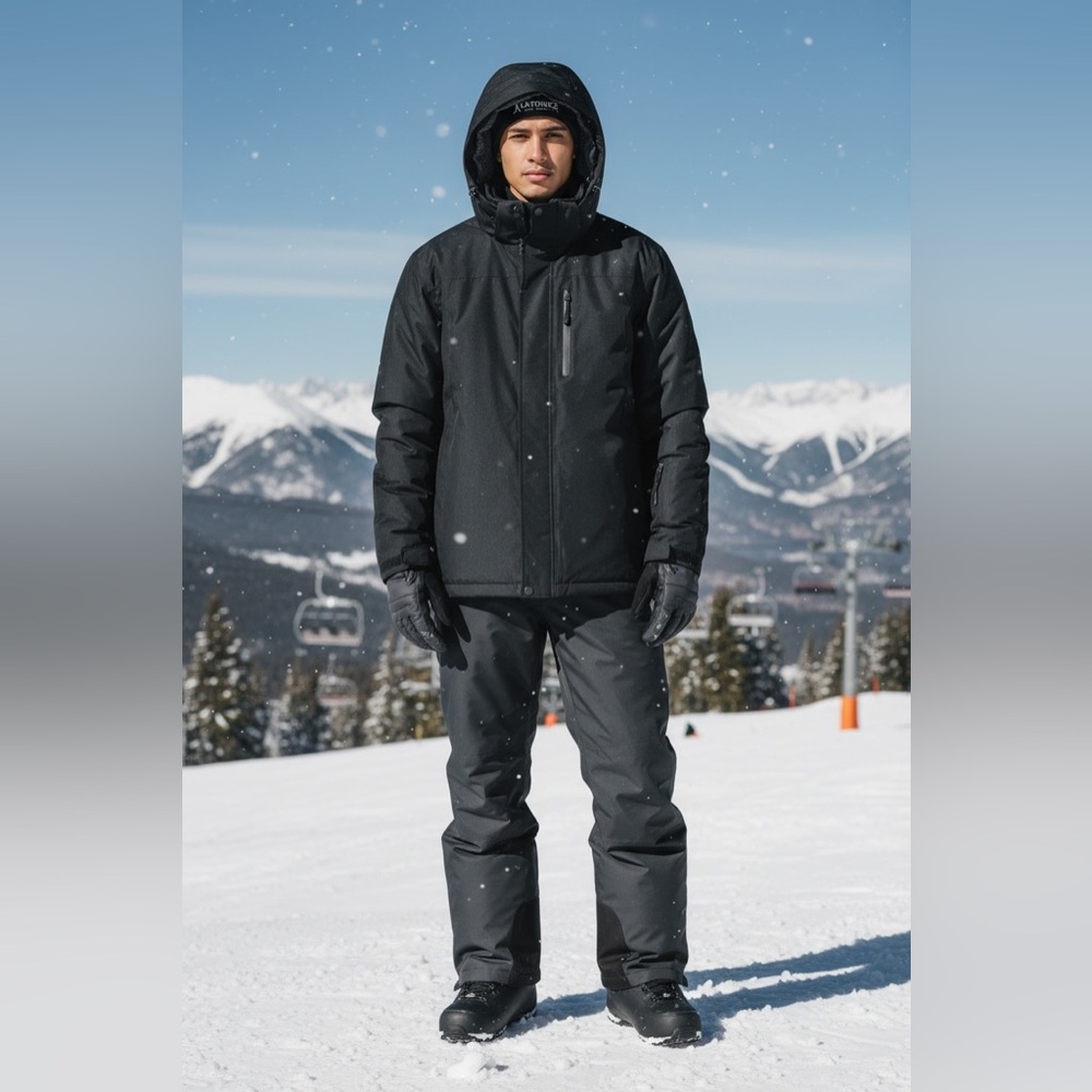 NWT Outdoor Sports Men’s Oscillator Waterproof Ski Snowboard Faux Fur Parka Coat - Picture 5 of 12